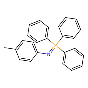 (4-methylphenyl)imino-triphenyl-lambda5-phosphane structure