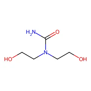 1,1-bis(2-hydroxyethyl)urea structure