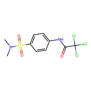 Compound C10H11Cl3N2O3S structure