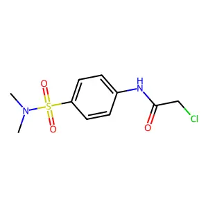 Compound C10H13ClN2O3S structure