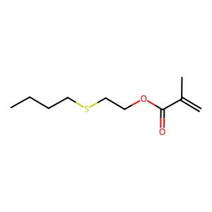 Butylthioethyl methacrylate structure