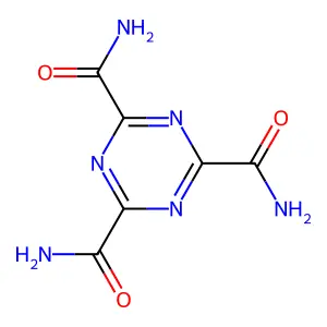 1,3,5-triazine-2,4,6-tricarboxamide structure
