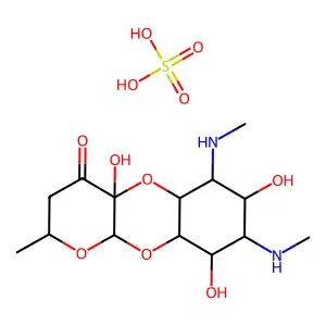 Spectinomycin sulfate structure