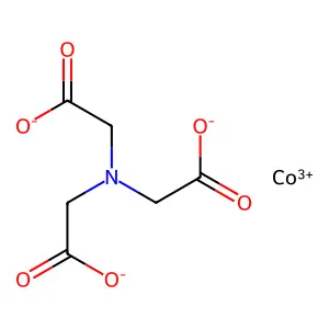 (Nitrilotriacetato)cobalt structure