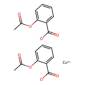 Aspirin copper structure