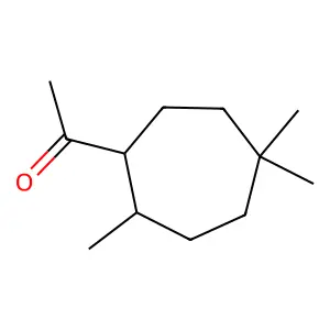1-(2,5,5-Trimethylcycloheptyl)ethan-1-one structure