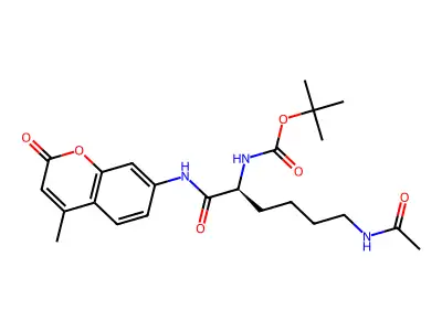 Boc-Lys(Ac)-AMC structure