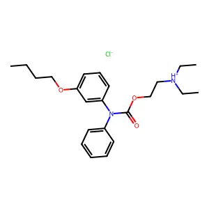 Compound C23H33ClN2O3 structure