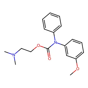(m-Methoxyphenyl)phenylcarbamic acid 2-(dimethylamino)ethyl ester structure