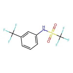 1,1,1-trifluoro-N-[3-(trifluoromethyl)phenyl]methanesulfonamide structure