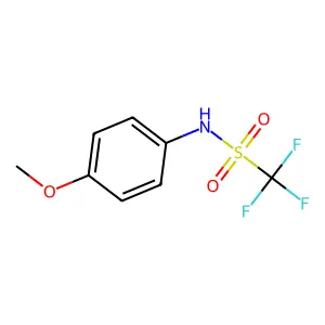 1,1,1-trifluoro-N-(4-methoxyphenyl)methanesulfonamide structure