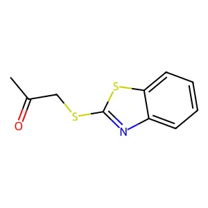 1-(1,3-benzothiazol-2-ylsulfanyl)propan-2-one structure