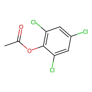 2,4,6-Trichlorophenyl acetate structure