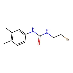 1-(2-bromoethyl)-3-(3,4-dimethylphenyl)urea structure