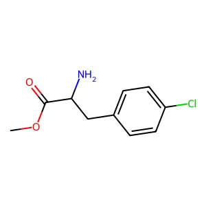 methyl 2-amino-3-(4-chlorophenyl)propanoate structure
