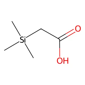 (Trimethylsilyl)acetic acid structure