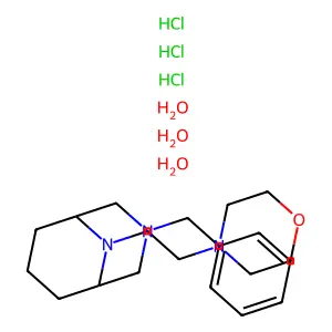 Compound C20H40Cl3N3O4 structure