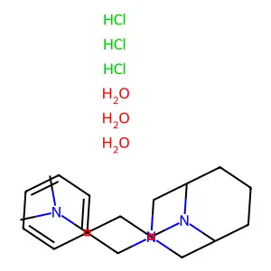Compound C19H40Cl3N3O3 structure