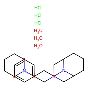 Compound C22H44Cl3N3O3 structure