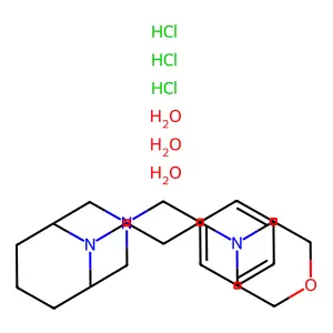Compound C21H42Cl3N3O4 structure