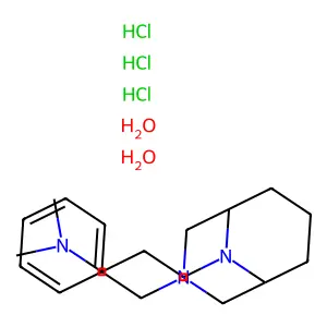 Compound C19H38Cl3N3O2 structure