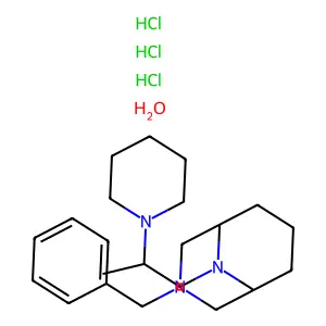 Compound C22H40Cl3N3O structure