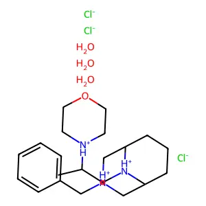 Compound C21H42Cl3N3O4 structure
