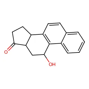 (11R,13S,14S)-11-hydroxy-11,12,13,14,15,16-hexahydrocyclopenta[a]phenanthren-17-one structure
