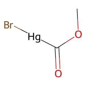 Methyl-(bromomercuri)formate structure
