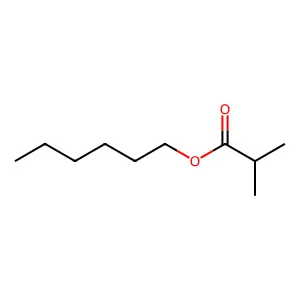 Hexyl isobutyrate structure
