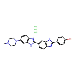 Bisbenzimidazole trihydrochloride structure