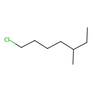 Compound C8H17Cl structure