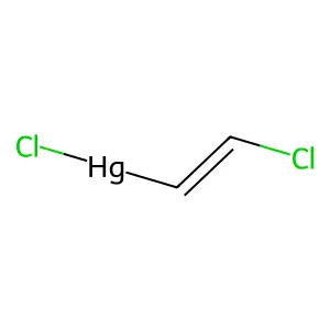chloro(2-chloroethenyl)mercury structure