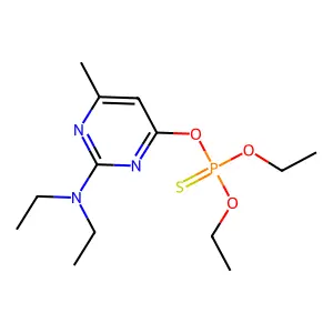 Pirimiphos-ethyl structure
