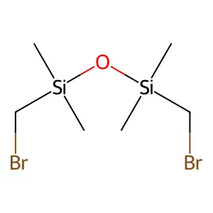 Bis(bromomethyl)tetramethyldisiloxane structure