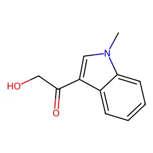 KETONE, HYDROXYMETHYL 1-METHYL-3-INDOLYL structure