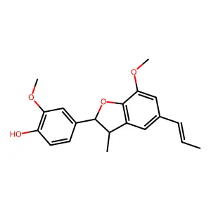 (+/-)-trans-Dehydrodiisoeugenol structure