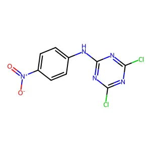 Compound C9H5Cl2N5O2 structure