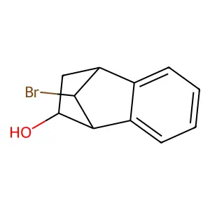 11-bromotricyclo[6.2.1.02,7]undeca-2,4,6-trien-9-ol structure