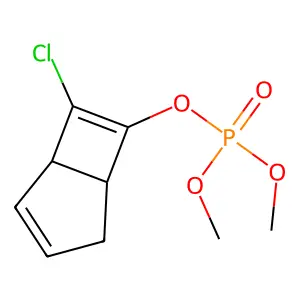 (7-chloro-6-bicyclo[3.2.0]hepta-2,6-dienyl) dimethyl phosphate structure