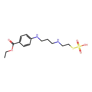 Compound C14H22N2O5S2 structure