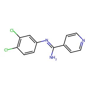 N'-(3,4-dichlorophenyl)pyridine-4-carboximidamide structure