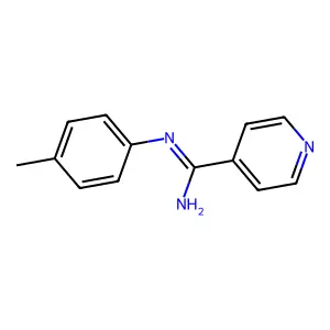 N-p-Tolylisonicotinamidine structure