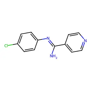 N-(p-Chlorophenyl)isonicotinamidine structure