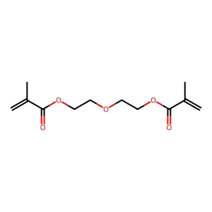Diethylene glycol dimethacrylate structure