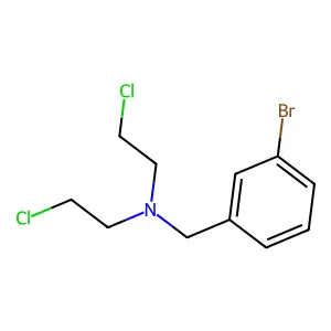 N,N-Bis(2-chloroethyl)-m-bromobenzylamine structure