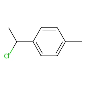 1-(1-chloroethyl)-4-methylbenzene structure