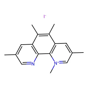 1,3,5,6,8-pentamethyl-1,10-phenanthrolin-1-ium iodide structure