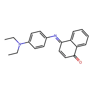 4-[4-(diethylamino)phenyl]iminonaphthalen-1-one structure