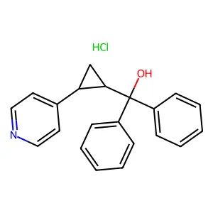 Cyprolidol hydrochloride structure